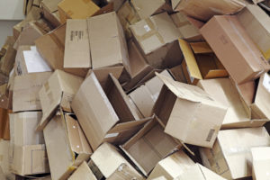 cardboard boxes to recycle