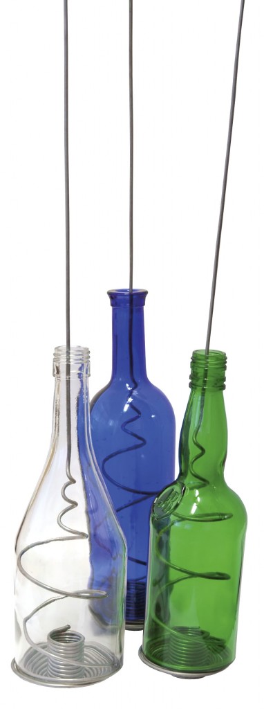 upcycled bottles are a part of recycling upcycling eco-cycling