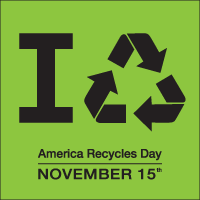 america recycles day logo