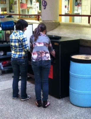 SmartPack trash compactor at school
