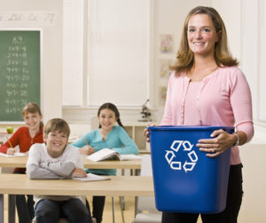 recycling in school