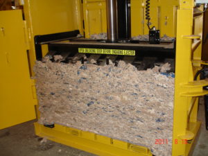 S60XDRC automatic baler for carpet