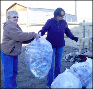 ROWL volunteers say "recycle our waste"