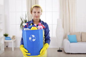 decluttering, spring cleaning and recycling
