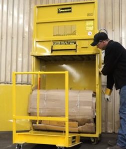 how vertical balers are shipped