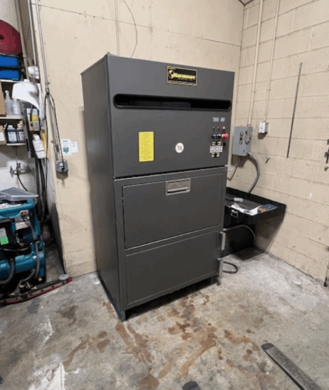 Large Indoor Stainless Steel Compactor Installed At Clovis, CA PetSmart