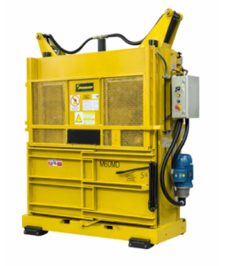 M60MD vertical baler for grocery store cardboard recycling