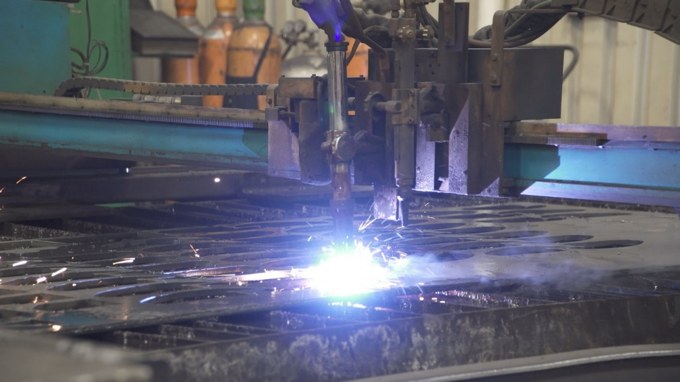 welding plasma burner table - manufacturing equipment