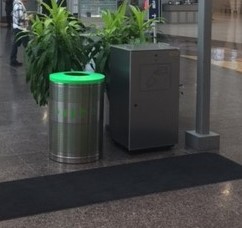 SmartPack Automatic Compactors at Indianapolis Airport equipped with Insite Wireless Monitoring