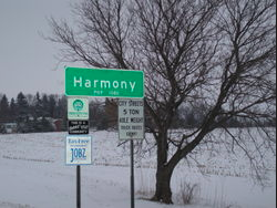 Harmony Sign For President's Desk