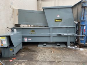 large vertical balers and stationary compactors