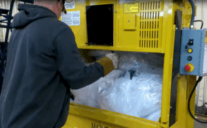 small balers by harmony like this m42bc shrink wrap baler