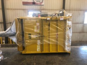 how vertical balers are shipped