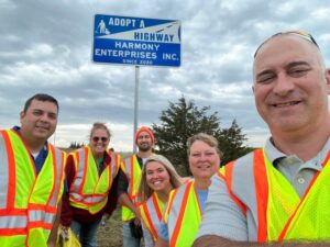 harmony cares with adopt a highway