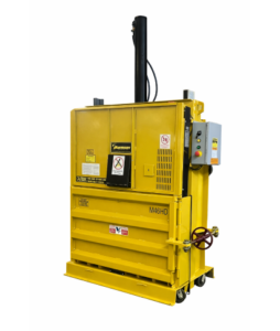 M46HD cardboard baler for retail recycling and waste reduction programs