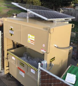 solar powered compactors p200