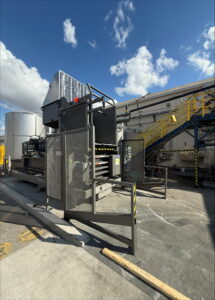 waste handling tipper and light curtains