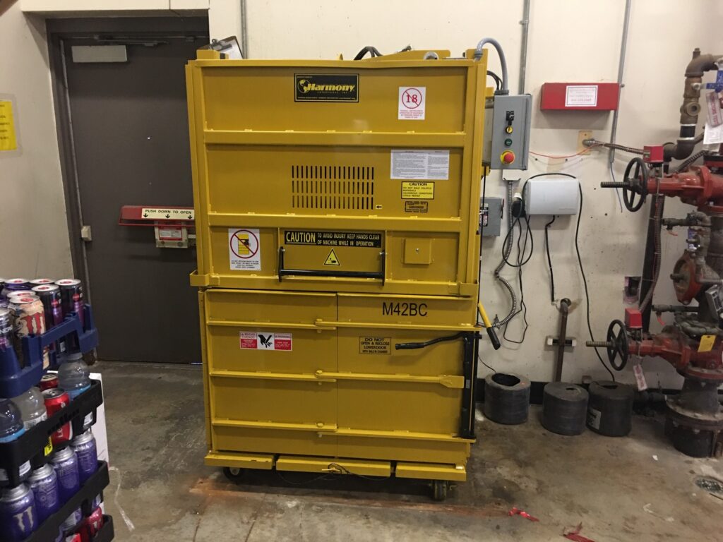 waste and recycling backroom layout efficiency