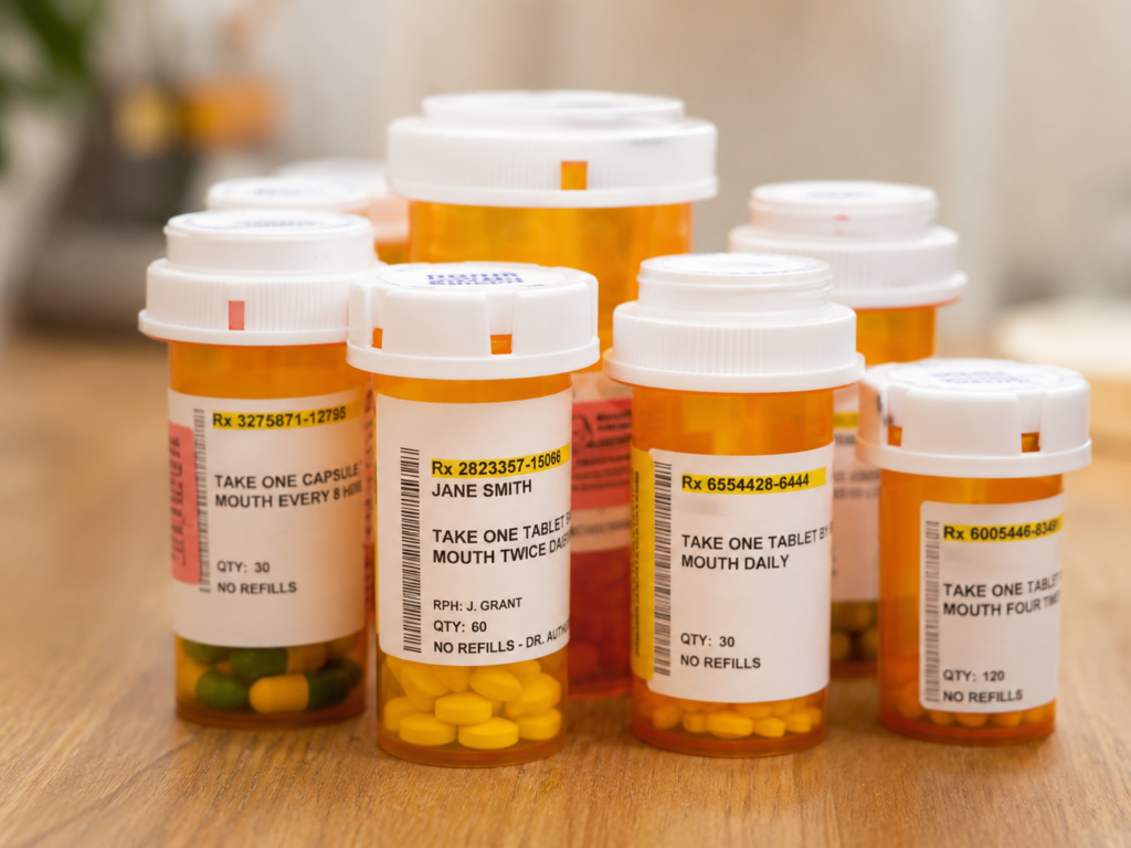 plastic free july - prescription bottles