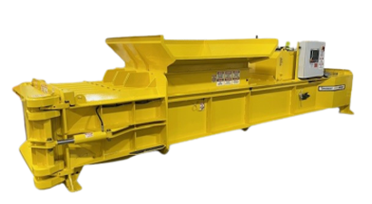 HM60S recycling baler supporting continuous distribution center operations
