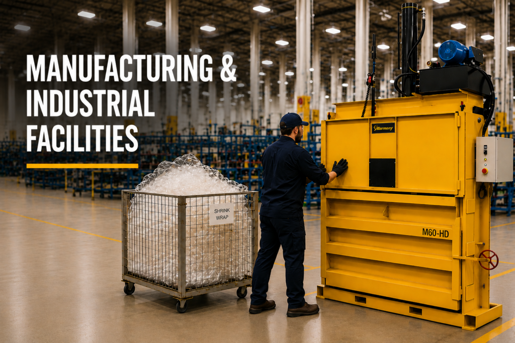 Manufacturing & Industrial industry-focused homepage section