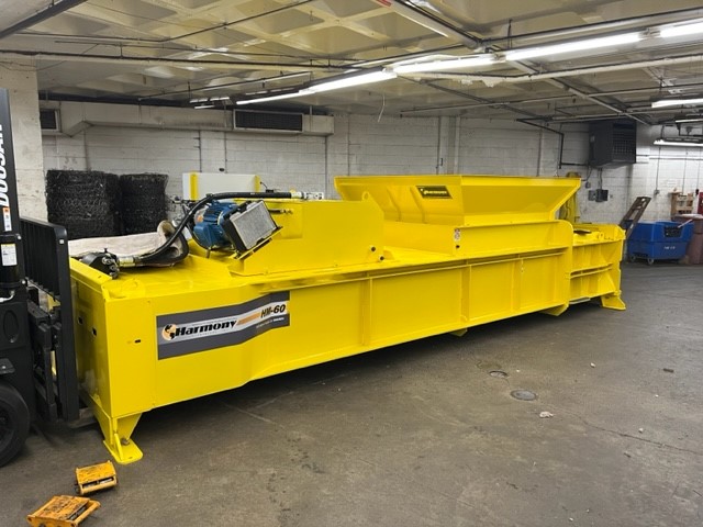 horizontal carton baler