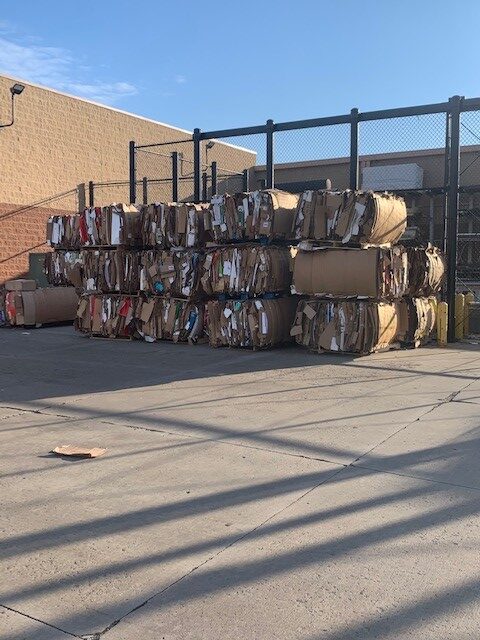 selling cardboard bales