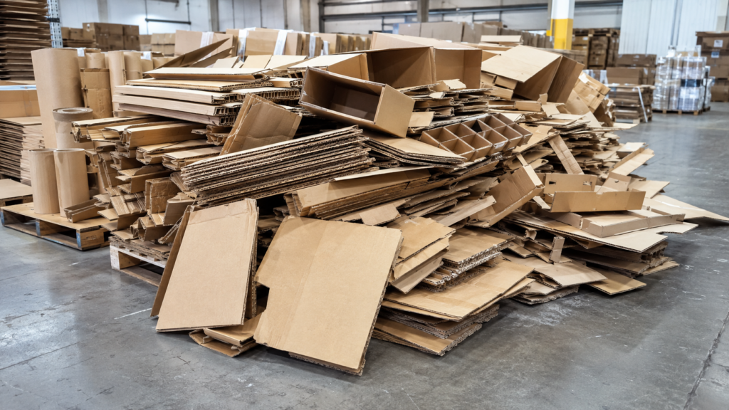 corrugated cardboard