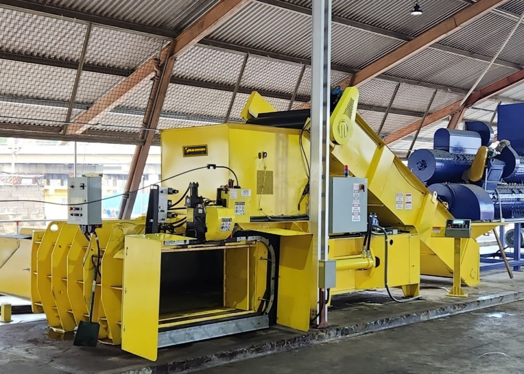 corrugated recycling balers