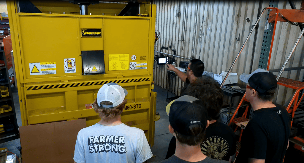 harmony provides manufacturing cte through tours to groups like ssc and bcc
